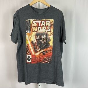 Star Wars Mad Engine Large Movie Graphic Tee Shirt Kylo Ren Stormtroopers